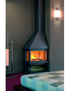 Chimenea Metalica de Leña Rincon CH57 R Derecha