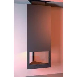 Chimenea Metalica de Leña de Frontal Triangular CH95F